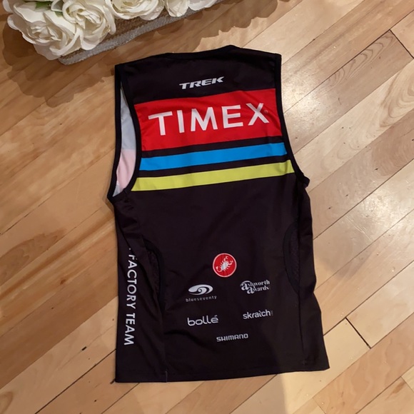Castelli TIMEX unisex triathlon top WORN ONCE - Picture 3 of 3